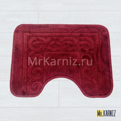 Коврик в туалет ТН бордо