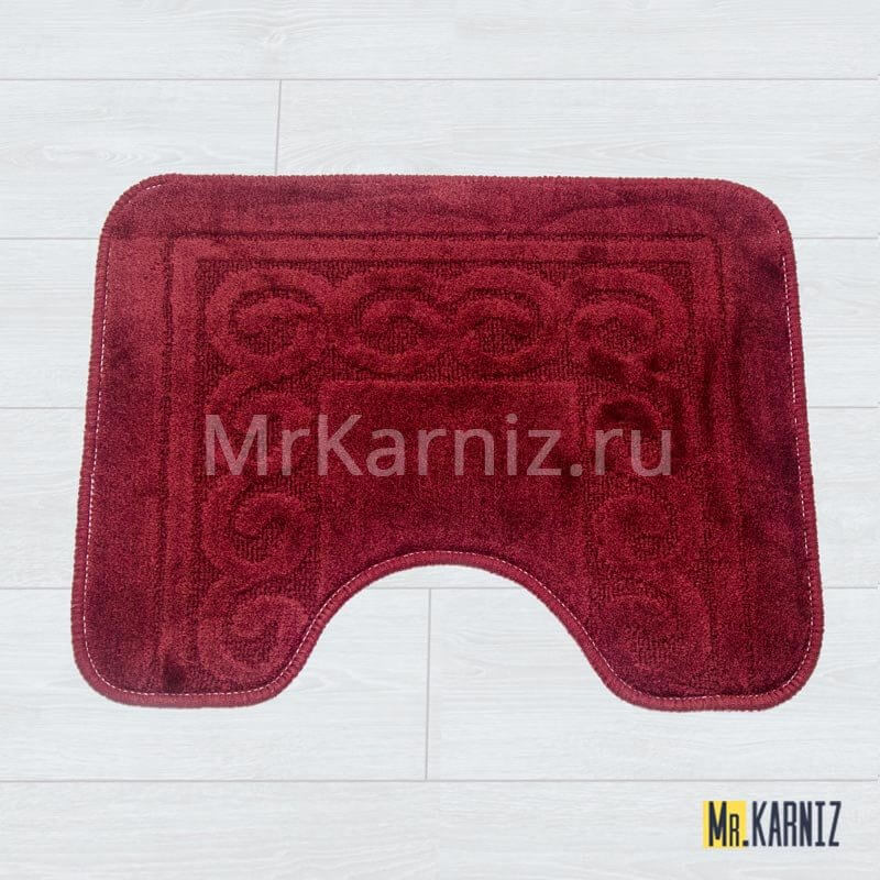 Коврик в туалет ТН бордо