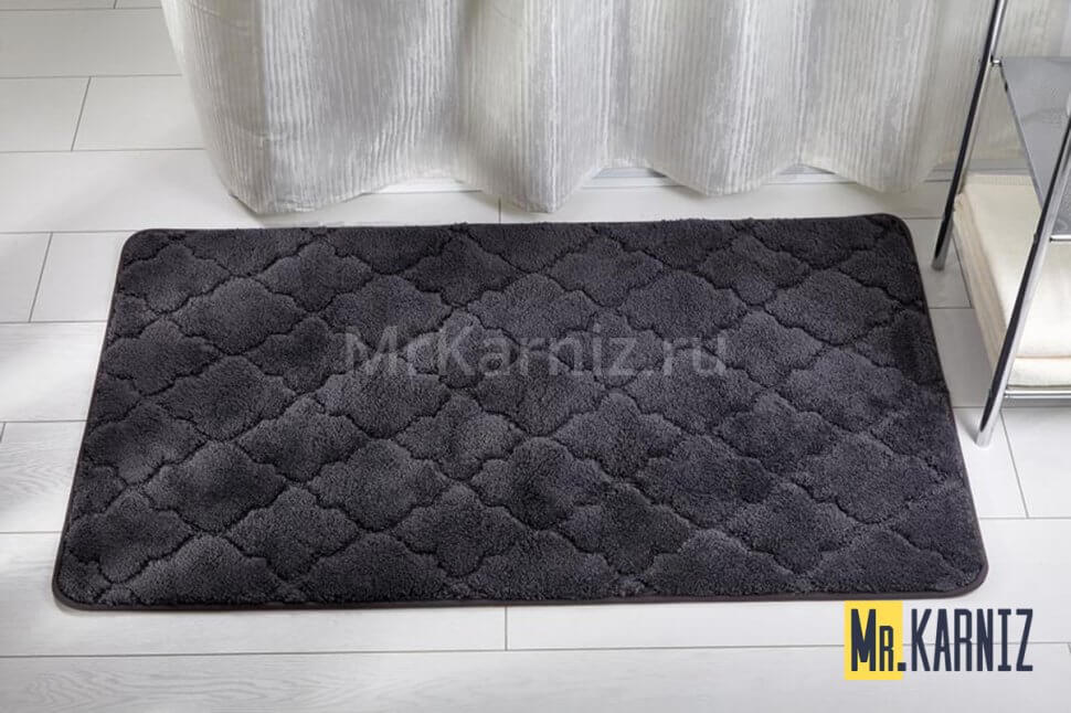 Коврик для ванной ЛАНА серый Коврик для ванной ЛАНА серый