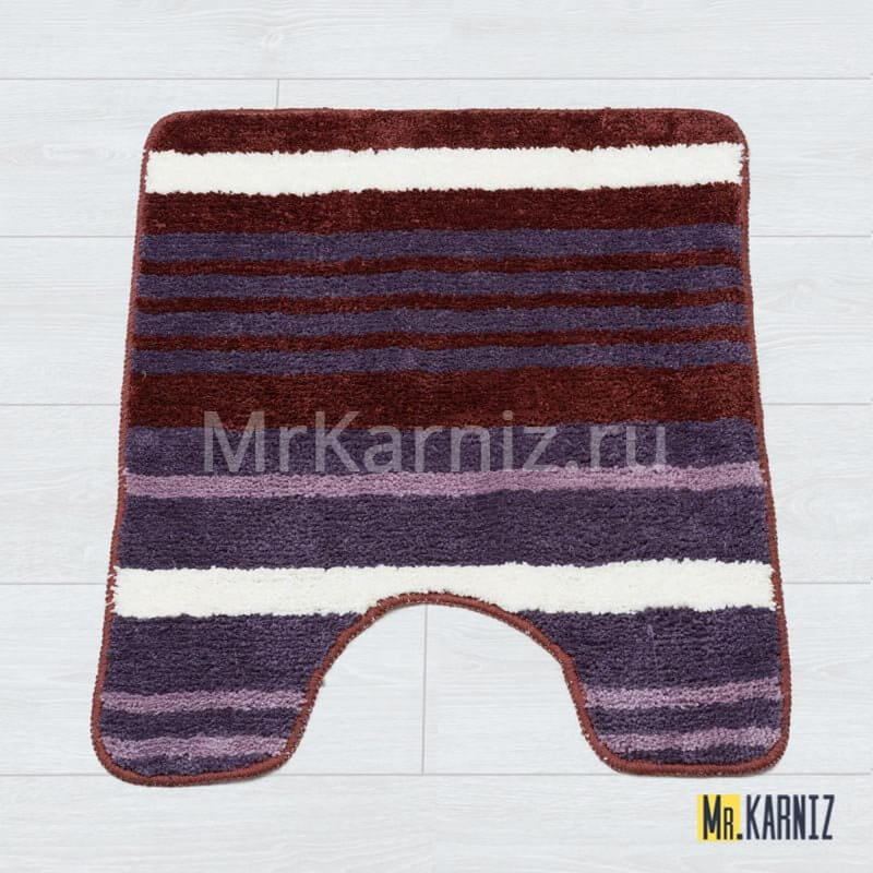 Коврик для туалета Найс 10 фиолетовый